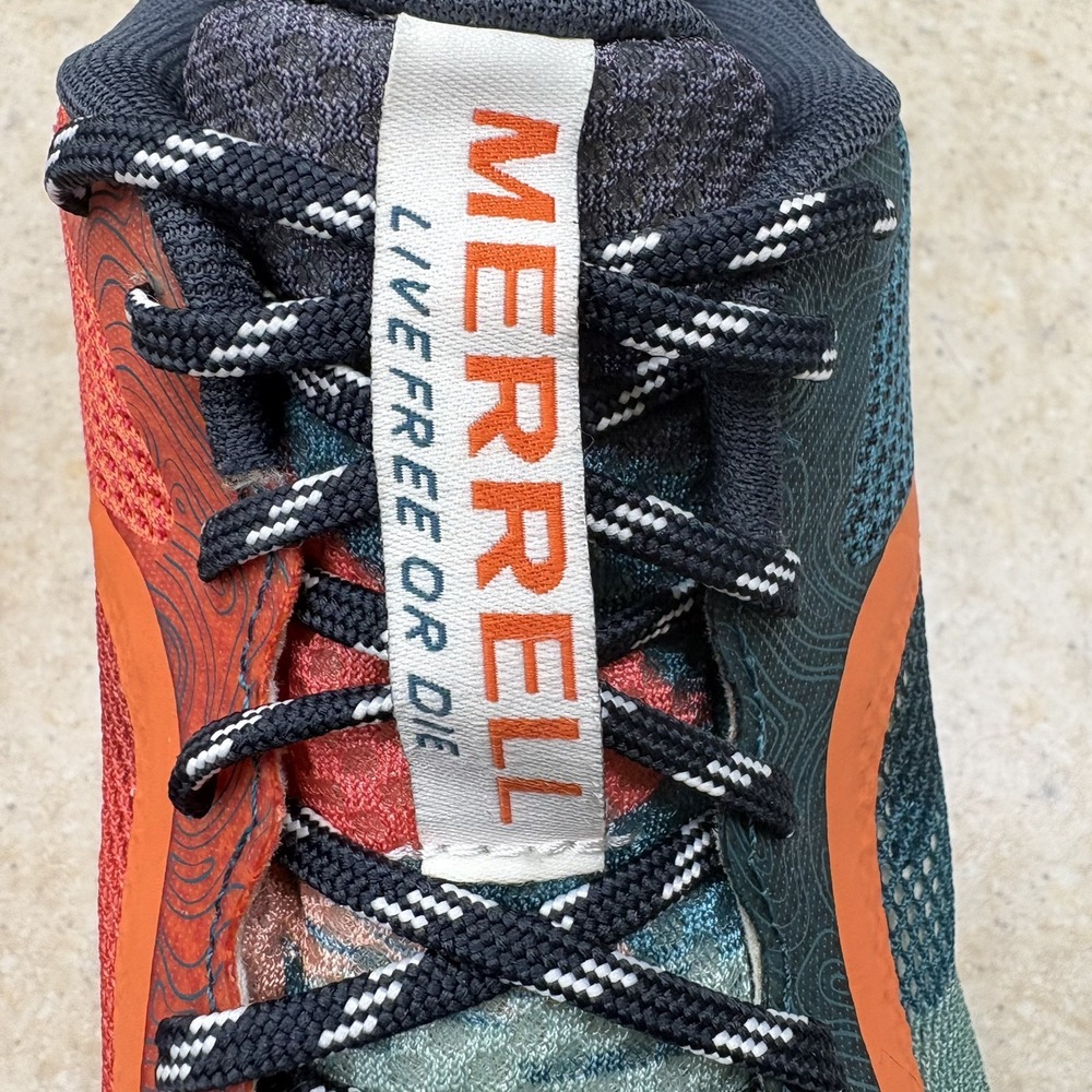 Merrell Womens Skyfire X J002472 Green Red Hiking Trail Shoes Sneakers Sz 9 US - Picture 7 of 15